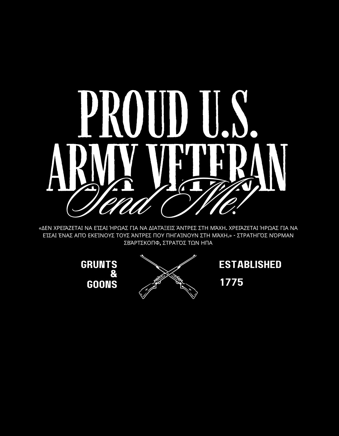 PROUD ARMY VET Tee